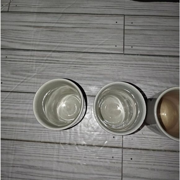 Vintage Otagiri Hand Painted Ceramic Stoneware Japanese Sake Tea Cups Set of 4 - Picture 6 of 9